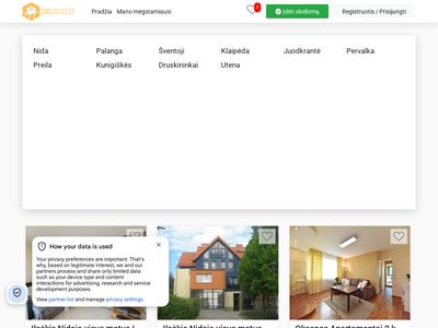Nakvynė pajūryje | Kambarių nuoma | Trumpalaikė nuoma poilsiui