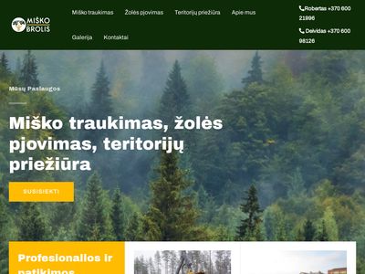Miško traukimas ir ne tik – Miško brolis – Susipažinkime