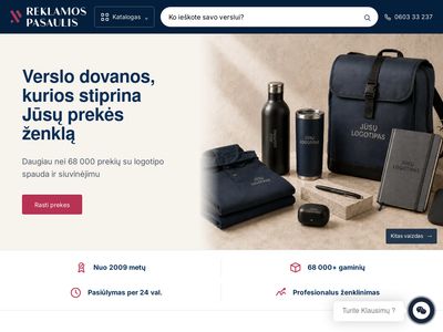 Reklamos Pasaulis – reklaminės prekės ir atributika