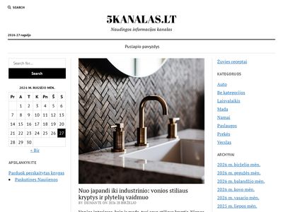 5KANALAS.LT – Naudingos informacijos kanalas  5kanalas.lt