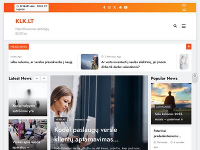 KLK.LT – Nepriklausomas apžvalgų BLOG'as