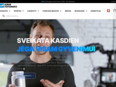 HumanPerformance.lt – Produktai Sportininkams  www.humanperformance.lt