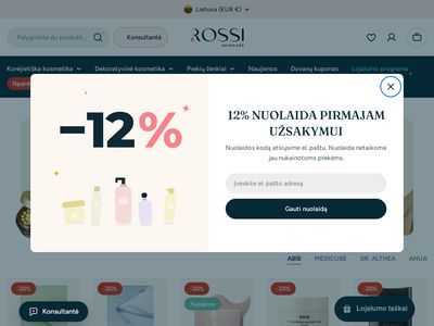 Cerave, The Inkey List, Cosrx kosmetika geromis kainomis
&ndash; Rossi