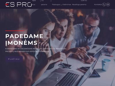 ES parama, projektų rengimas | es-pro.lt  es-pro.lt