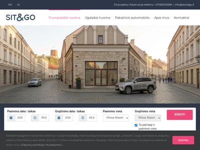 Automobilių nuoma Vilniuje ir Kaune – Sit and Go  www.sitandgo.lt