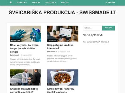 Prabangi šveicariška kosmetika | swissmade.lt