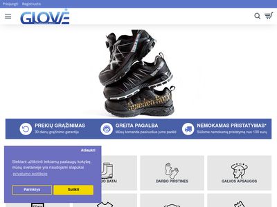 Glovė.lt – Kokybiški darbo batai, darbo rūbai, respiratoriai,