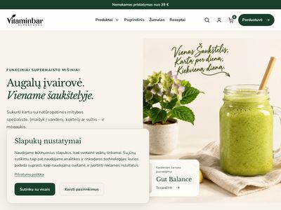 Sveika mityba su natūraliu supermaistu | Vitaminbar