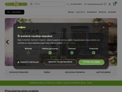 SodoExpertai.lt – augalų ir sodo įrankių parduotuvė internete