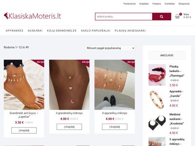 Moteriškų aksesuarų parduotuvė – KlasiskaMoteris.lt