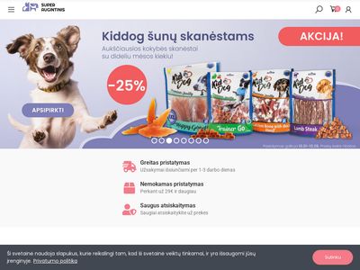 Gyvūnų Prekės Internetu – El. Parduotuvė Gyvūnams | Akcijos