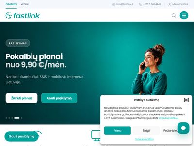 Fastlink – internetas ir televizija – FASTLINK.LT  www.fastlink.lt