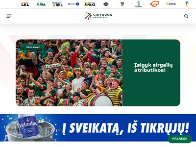 Pagrindinis puslapis – Lietuvos Krepšinio Federacija