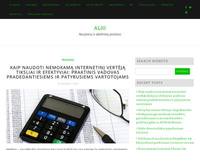 Alioskelbimai.lt – Lietuvos skelbimai internete  www.alioskelbimai.lt