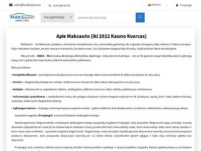 Maksauto  www.maksauto.eu