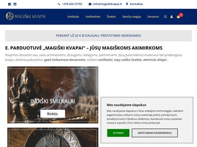 Natūralūs kvapai Jūsų magiškoms akimirkoms – internetu – Magi