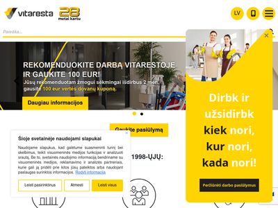 Valymo paslaugos kaina Kaune, Vilniuje, Klaipėdoje | vitaresta.lt