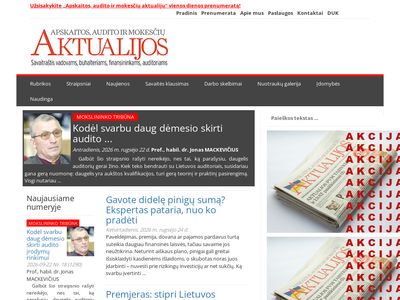 Aktualijos.lt – Apskaitos, audito ir mokesčių aktualijos