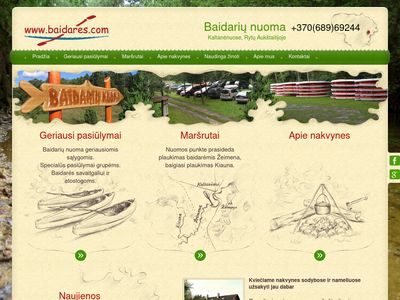 Baidarės, baidarių nuoma Aukštaitijoje  www.baidares.com