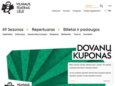 Spektakliai vaikams, jaunimui ir suaugusiems  – Vilniaus teatras Lėl