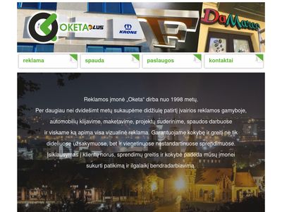 Reklamos Centras „Oketa”  oketa.lt