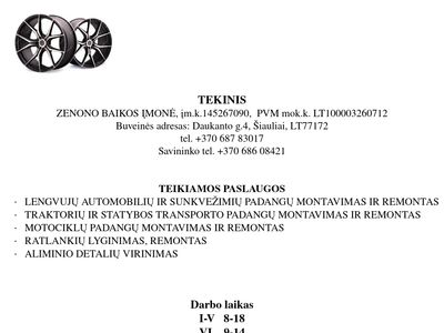 Apie mus  tekinis.lt