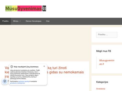 MusuGyvenimas.lt – Portalas žmonėms  musugyvenimas.lt