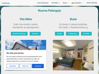 LivingPalanga | +370 614 32766  www.livingpalanga.lt