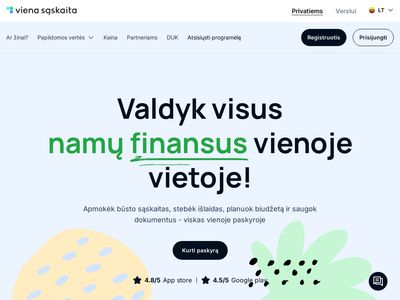 Viena sąskaita – Patogus atsiskaitymas už paslaugas