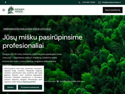 Dzūkijos Miškas  www.dzukijosmiskas.lt
