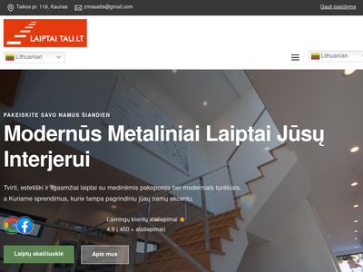 LAIPTAITAU.LT | Laiptai, Vartai, Tvoros, Kalviški Gaminiai, Kiti