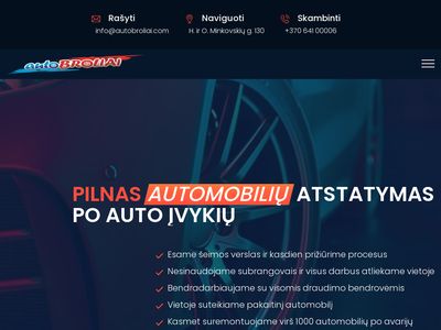 AutoBroliai | Šeimos autoserviso verslas  autobroliai.com