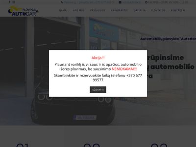 Automobilių plovykla – Autodar – Autodar – Autoplovykla Vilniuje