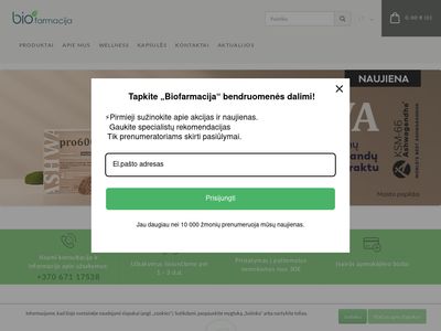 Biofarmacija – Lietuva  www.biofarmacija.eu