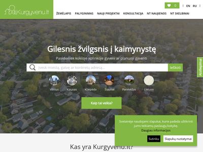 Pasidomėk, kokioje aplinkoje gyveni!  kurgyvenu.lt