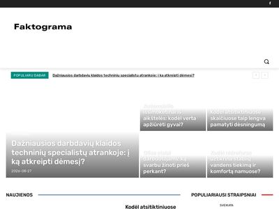 Faktograma: Patikima Informacija, Naujienos ir sveikatos patarimai