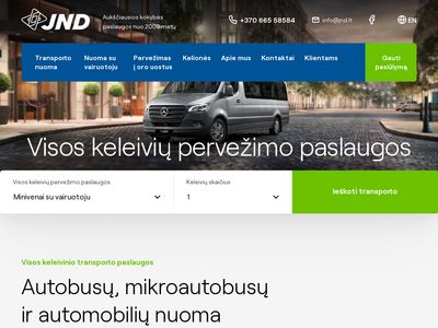 JND.LT | Autobusų nuoma, Mikroautobusų nuoma, Automobilių nuoma,