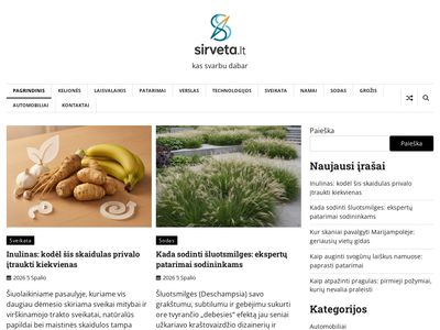 Naujienos  www.sirveta.lt