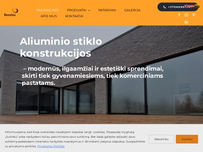 Aliuminio langai ir durys visoje Lietuvoje | Kevalas
