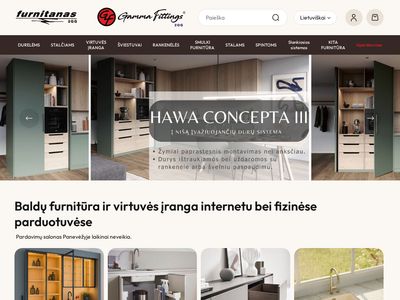 Elektroninė baldų furnitūros parduotuvė  www.furnitanas.lt