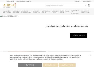 Auksiniai papuošalai internetu – juvelyrika pigiau |