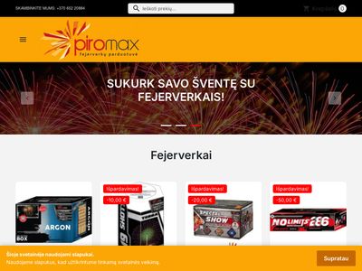 Stebinančio Grožio Fejerverkai – Fejerverkų parduotuvė PIROMAX