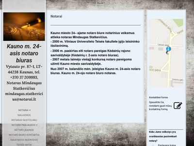 Kauno m. 24-asis notaro biuras, Vytauto pr. 87-1, Kaunas – Titulinis