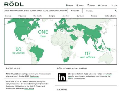 Welcome to Rödl & Partner in Lithuania | R&ouml;dl &