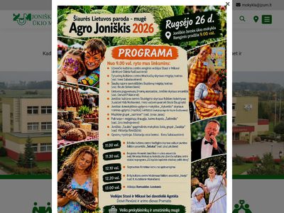 Joniškio žemės ūkio mokykla  jzum.lt