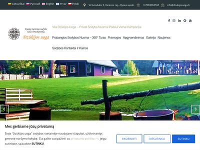 Poilsis prie ežero Dzūkijoje,sodybos nuoma Druskininkuose -Dzūkijos