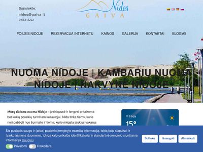 Nuoma Nidoje | Kambarių nuoma Nidoje | Nakvynė Nidoje