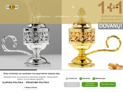 Žvakės internetu  www.danilovo.lt