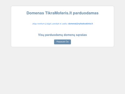 tikramoteris.lt