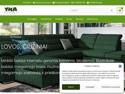 Baldai internetu gera kaina – ykabaldai.lt  ykabaldai.lt
